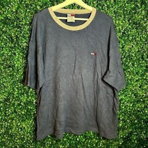 VTG Vintage Tommy Hilfiger Tommy Jeans Logo Short Sleeve Thermal Shirt Size XXL